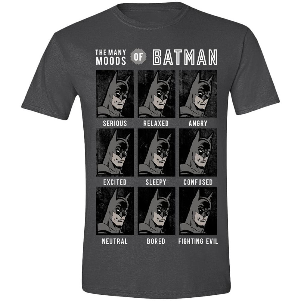 Batman - The Many Moods Of Batman Anthracite (T-Shirt Unisex Tg. 2XL)  - Foto 1