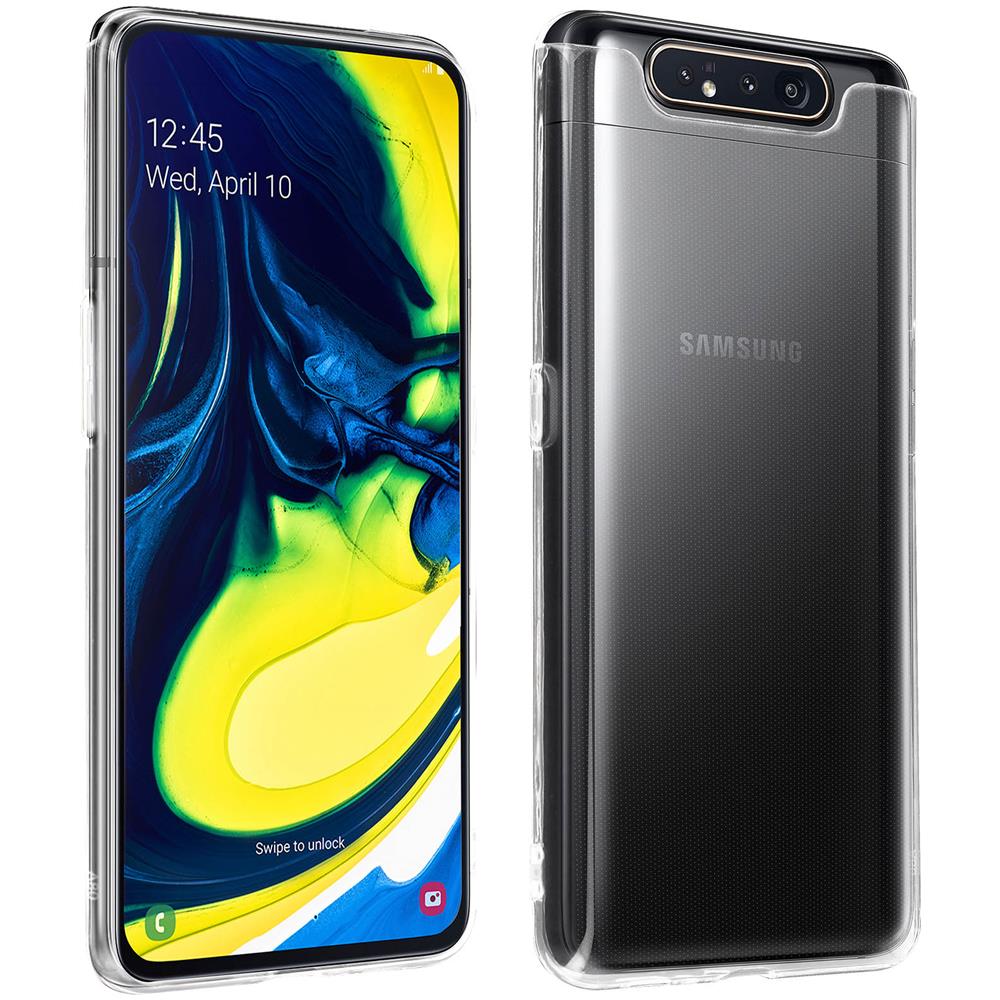 Cover Samsung Galaxy A80 Protezione Silicone Morbido Antishock Trasparente - Foto 1