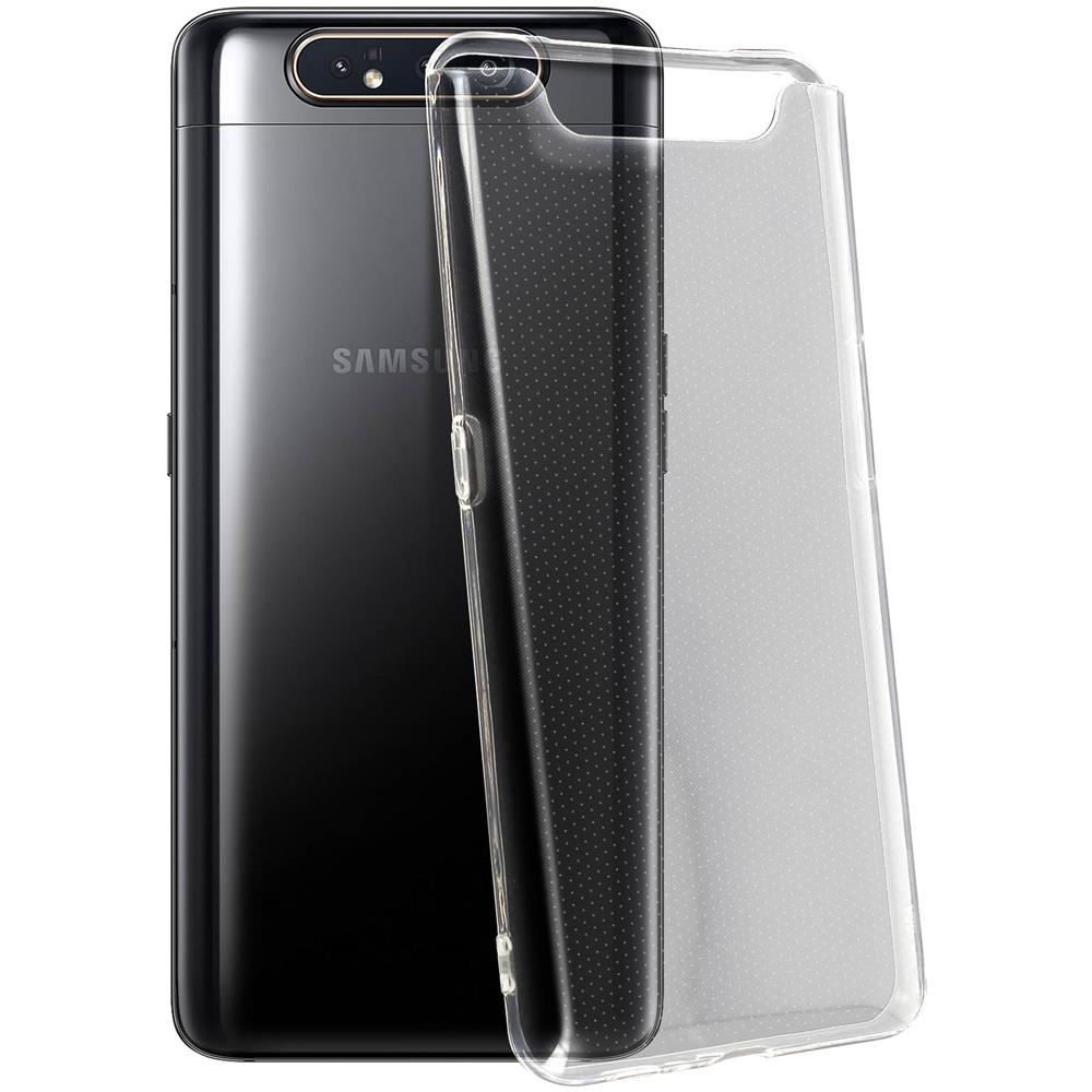 Cover Samsung Galaxy A80 Protezione Silicone Morbido Antishock Trasparente - Foto 2