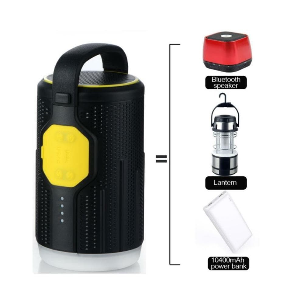 Camping Lanterna illuminazione esterna 10400 Mah Power Bank Bluetooth Speaker - Foto 1