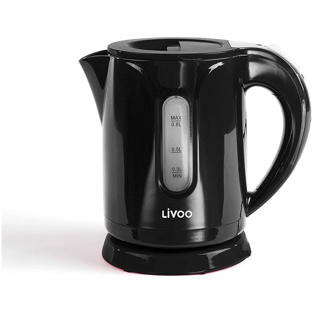Bouilloire Sans Fil Mini 0.8l Noire - Foto 1