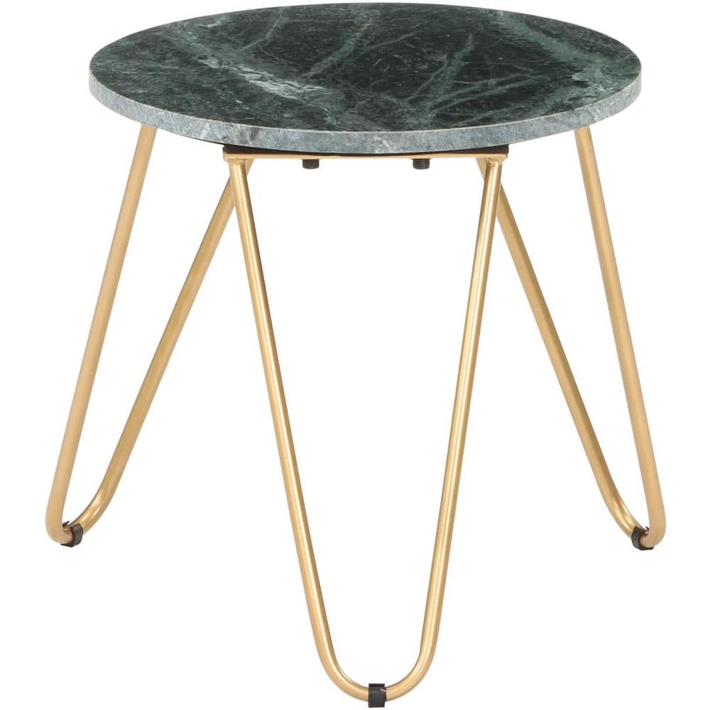 Tavolino Da Caffè Verde 40x40x40 Cm Pietra Vera Testura Marmo - Foto 1