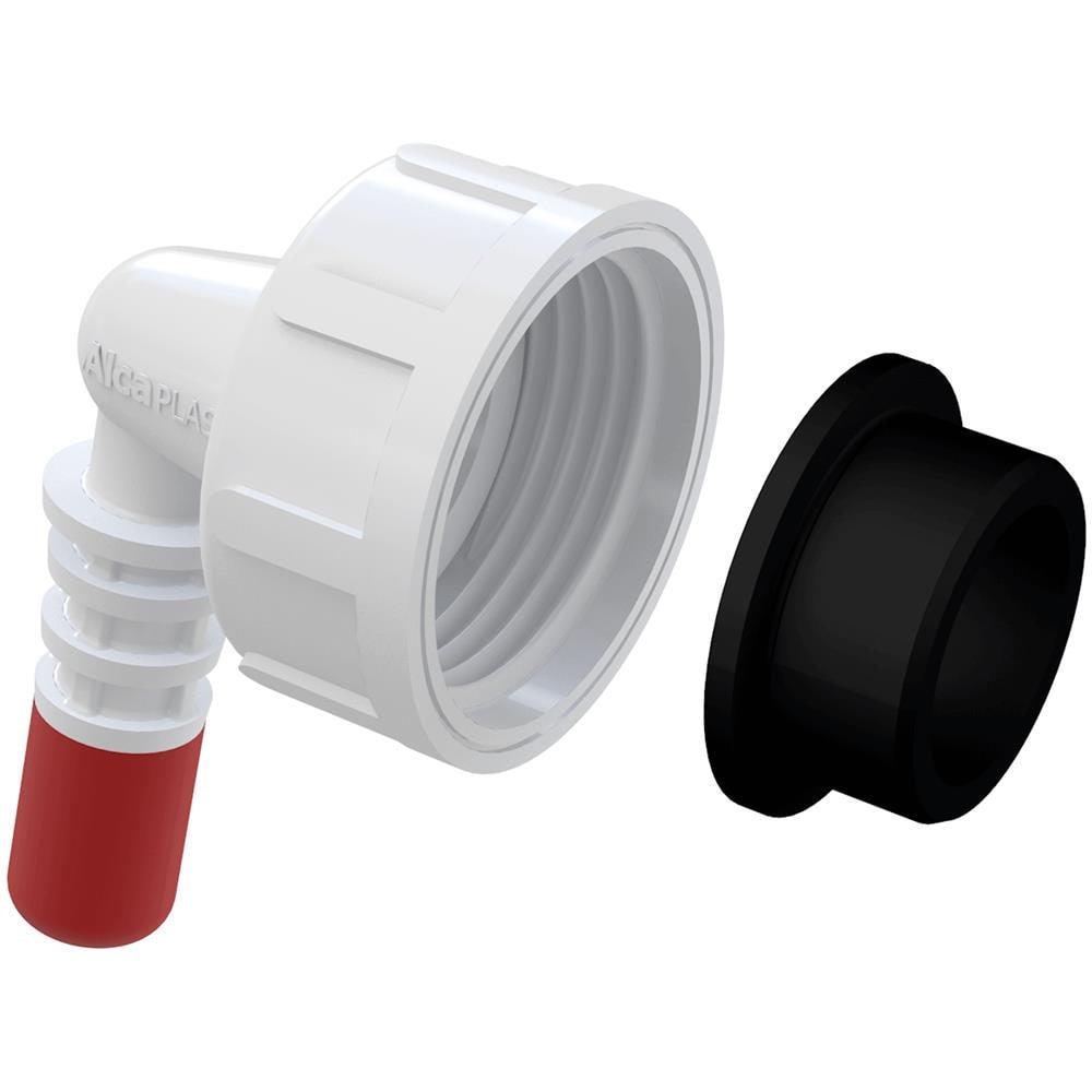 Lavatrice Corto Gomito 1"" Inch X 8/16mm Tubo Flessibile Connettore Polipropilen - Foto 1