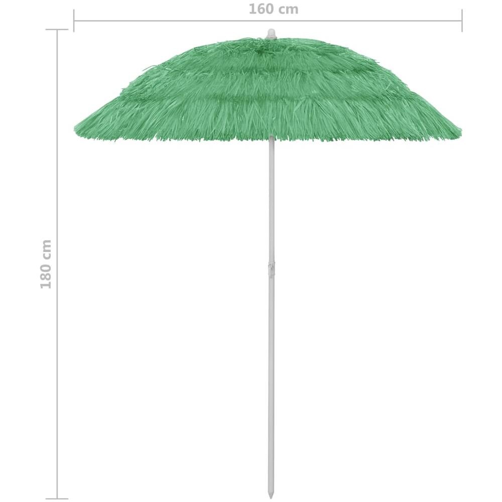 Ombrellone da Spiaggia Hawaii Verde 180 cm - Foto 8