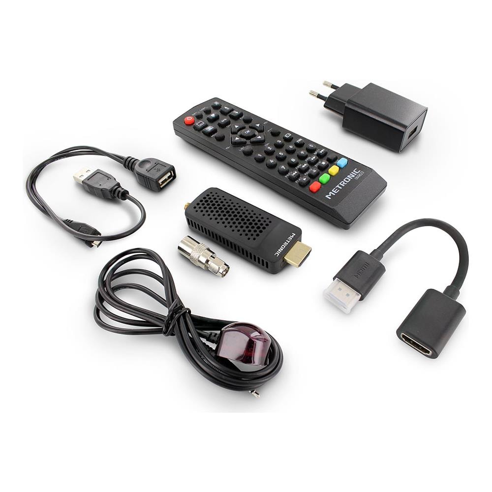 Mini Decoder Digitale Terrestre DVB-T2 HEVC HD / SD HDMI / USB 2.0 Colore Nero - Foto 6