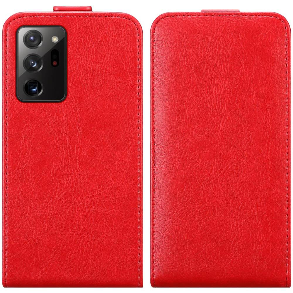 Custodia Compatibile Con Samsung Galaxy Note 20 Ultra In Rosso Mela - Coperchio Protettivo In Design Flip Con Chiusura Magnetica - Foto 8