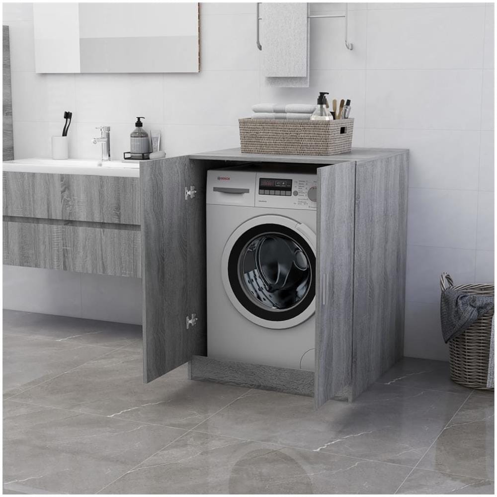 Mobile per Lavatrice Grigio Sonoma 71x71,5x91,5 cm - Foto 8