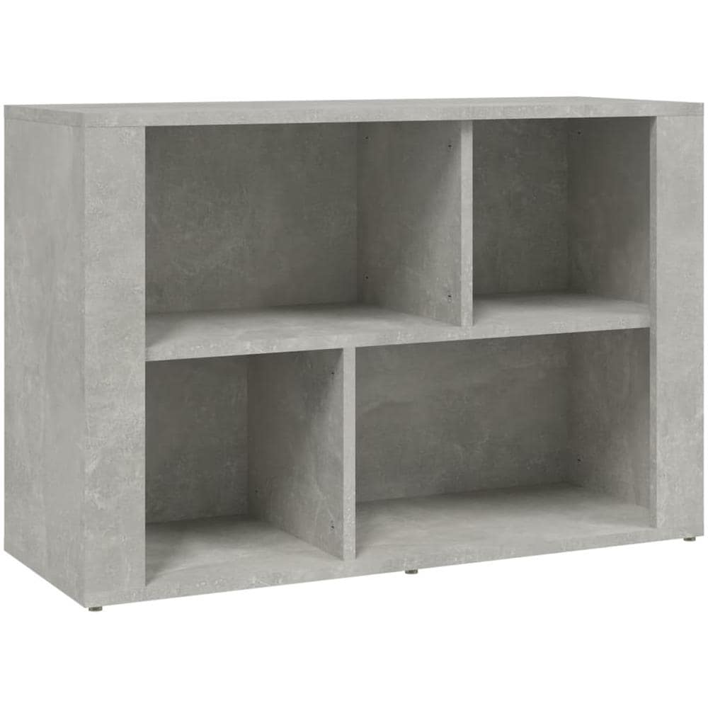 Credenza Grigio Cemento 80x30x54 Cm In Legno Multistrato - Foto 2