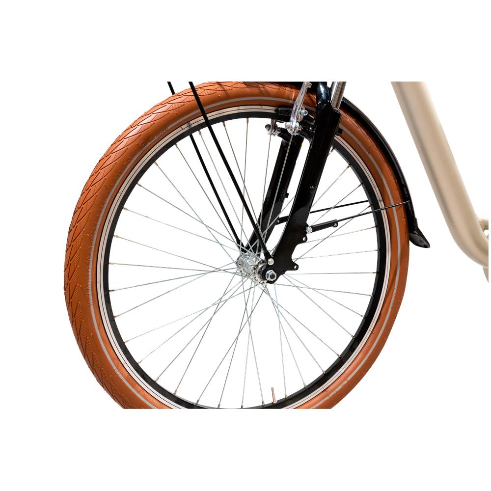Bicicletta Elettrica E-Bike Audrey Ruote 26" Telaio in Alluminio Colore Champagne - Foto 2