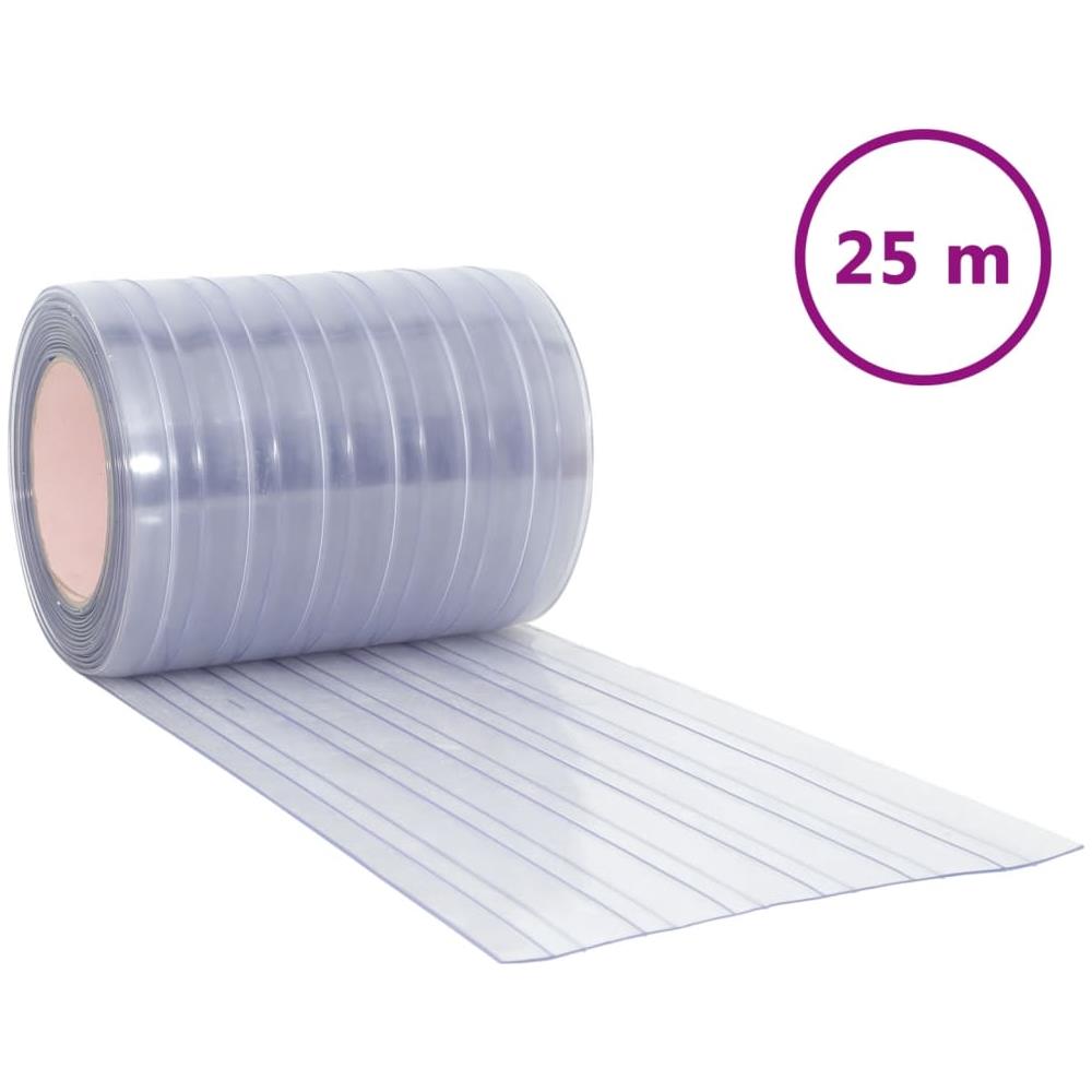 Tenda Per Porte Trasparente 300 Mm X 2,6 Mm 25 M In Pvc - Foto 2