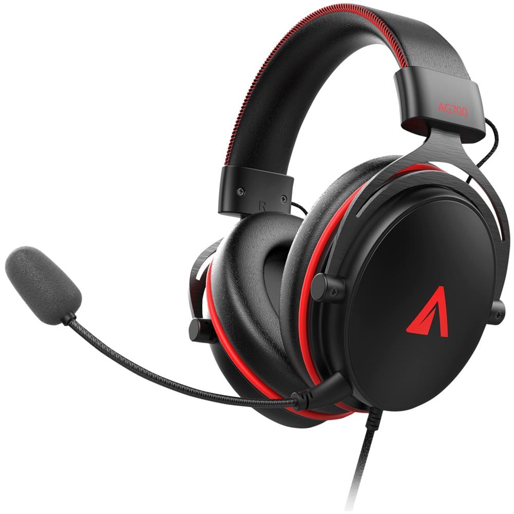 AG700 Pro 7.1 Black Auricolare Cablato A Padiglione Giocare Nero, Rosso - Foto 1