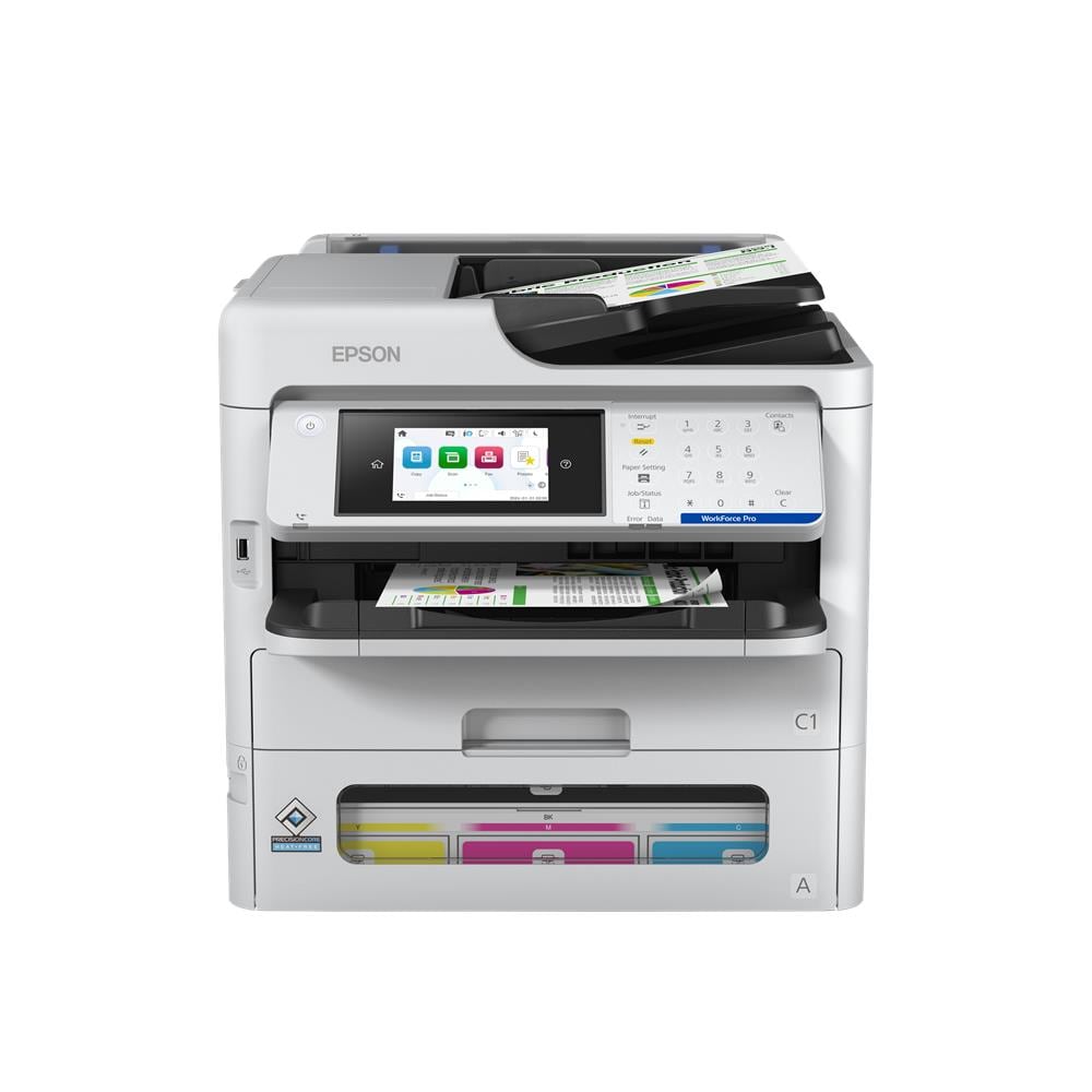 WorkForce Pro EM-C800RDWF Ad Inchiostro A4 4800 x 1200 DPI 35 ppm Wi-Fi - Foto 1