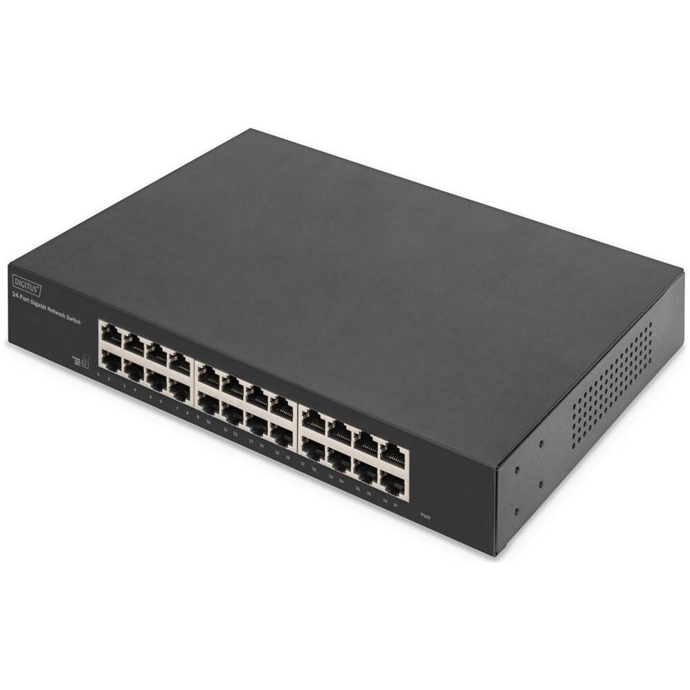 Switch Gigabit a 24 porte, 19 pollici, non gestito - Foto 1