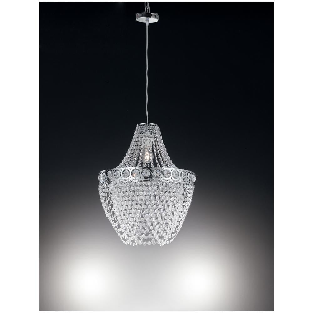 I-BOLERO / S40 - Lampadario classico decorato con cristalli 60 watt E27 - Foto 1