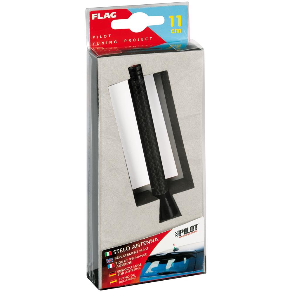 Stelo Antenna Flag 11cm Carbon Fiber - Foto 4