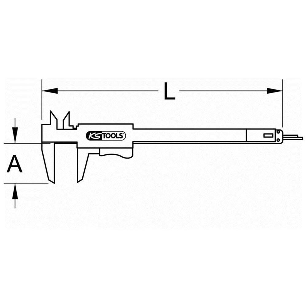 Calibro A Corsoio Tascabile 0-150 Mm 300.0510 - Foto 3