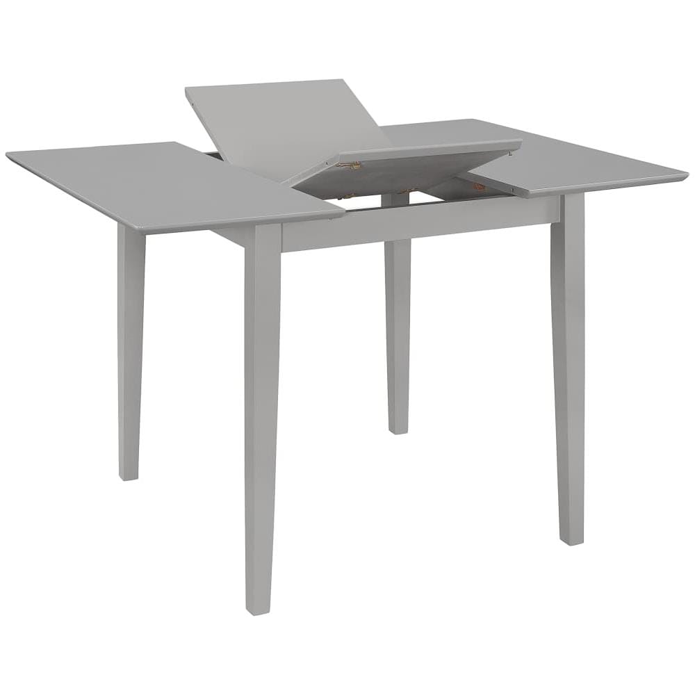 Tavolo Da Pranzo Estensibile Grigio (80-120) x80x74 Cm In Mdf - Foto 2