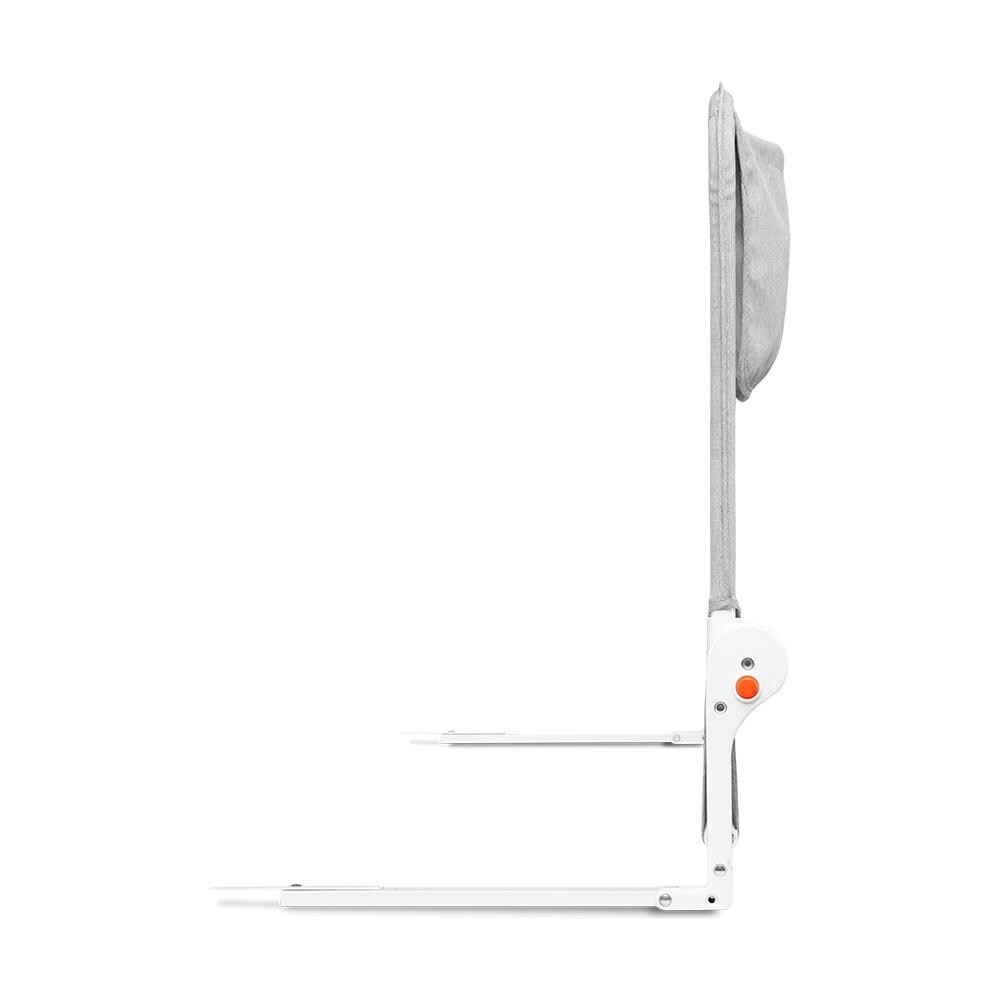 Hanna Sponda Letto Universale Barriera Protettiva Per Letto Alta 66 Cm Installazione Facile 180 Gradi Di Reclinazione Sponda Pieghevole Con Blocco Standsafe, Grigio - Foto 6