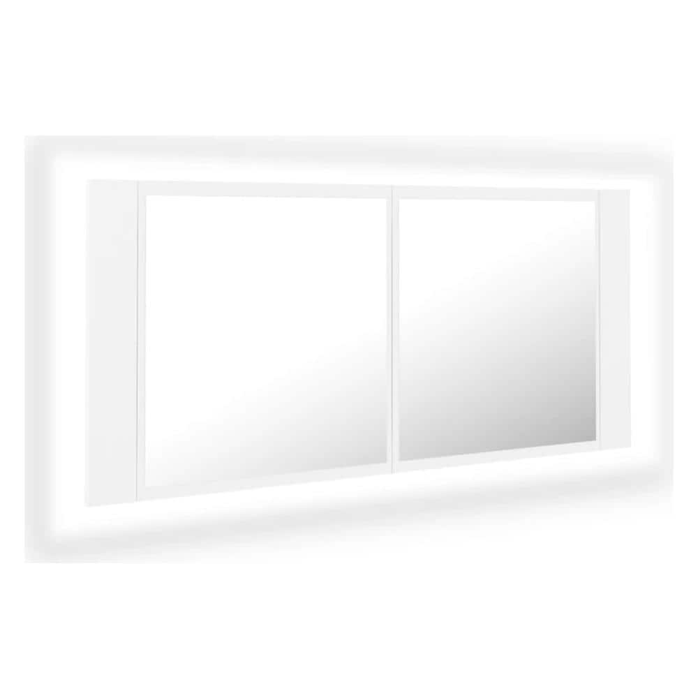 Specchio da Bagno con LED Bianco 100x12x45 cm in Acrilico - Foto 1