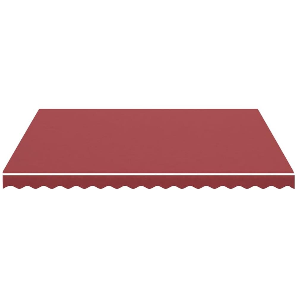 Tessuto di Ricambio per Tenda da Sole Rosso Borgogna 4x3,5 m - Foto 2