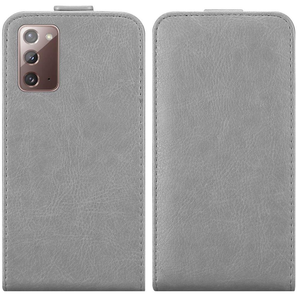 Custodia Compatibile Con Samsung Galaxy Note 20 Plus In Grigio Titanio - Coperchio Protettivo In Design Flip Con Chiusura Magnetica - Foto 8