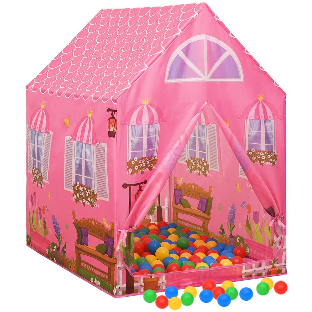 Tenda Da Gioco Per Bambini Rosa 69x94x104 Cm - Foto 2