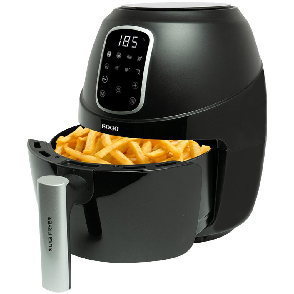 Friggitrice ad Aria FRE-SS-10805 Capacità 3 Litri 1400 Watt Colore Nero - Foto 2