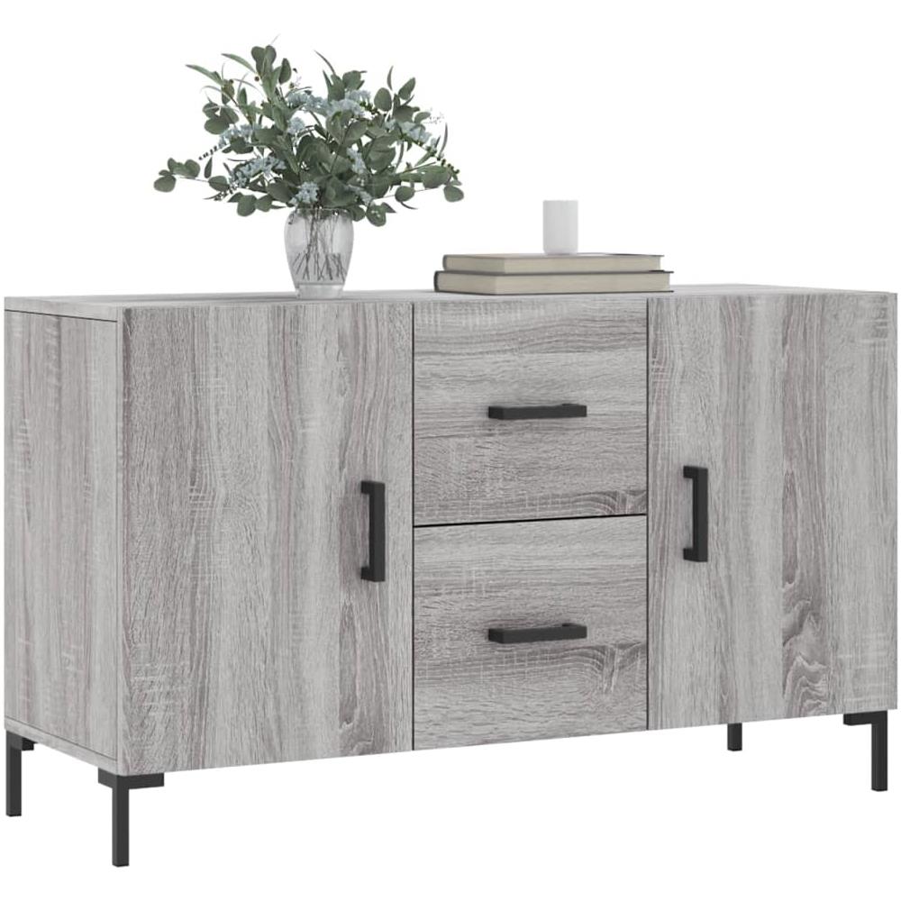 Credenza Grigio Sonoma 100x36x60 cm in Legno Multistrato - Foto 3