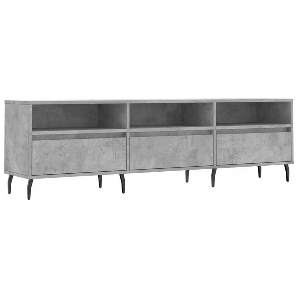 Mobile Tv Grigio Cemento 150x30x44,5 Cm Legno Multistrato - Foto 2