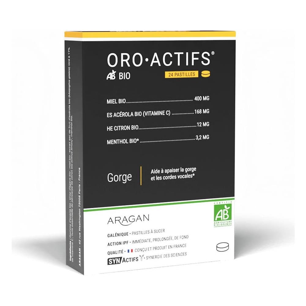 Oroactifs® Bio 24 Pastiglie Per Succhiare Gola Sinattiva - Foto 1
