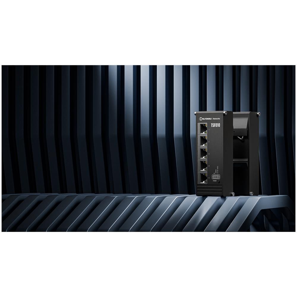Switch Ethernet TSF010 Non Gestito 5xRJ45 IP30 10 Gbit /s Nero - Foto 9
