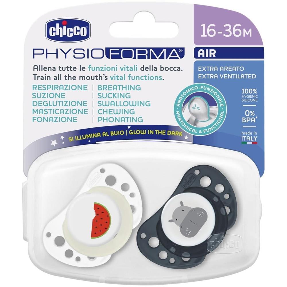 Succhietto Air Blu Lumi Silicone 16-36M 2Pz - Foto 1