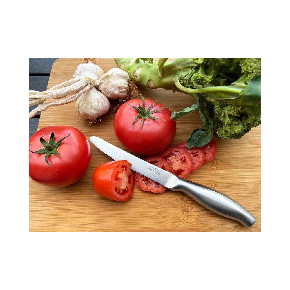 Coltello seghettato per pomodori KH-1701 per verdure morbide - Foto 3