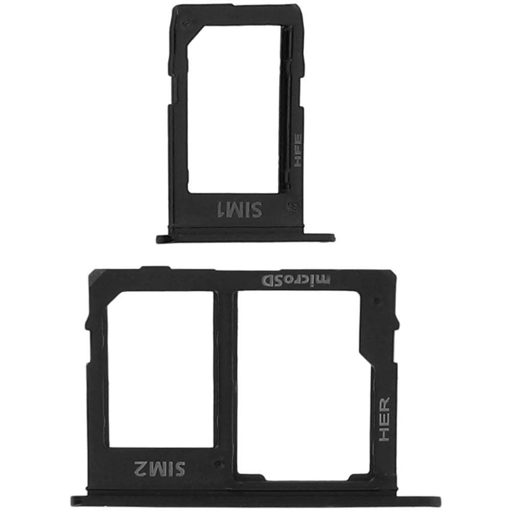 2x Slot Scheda Nano Sim + Microsd Galaxy J6 - Nero - Foto 2