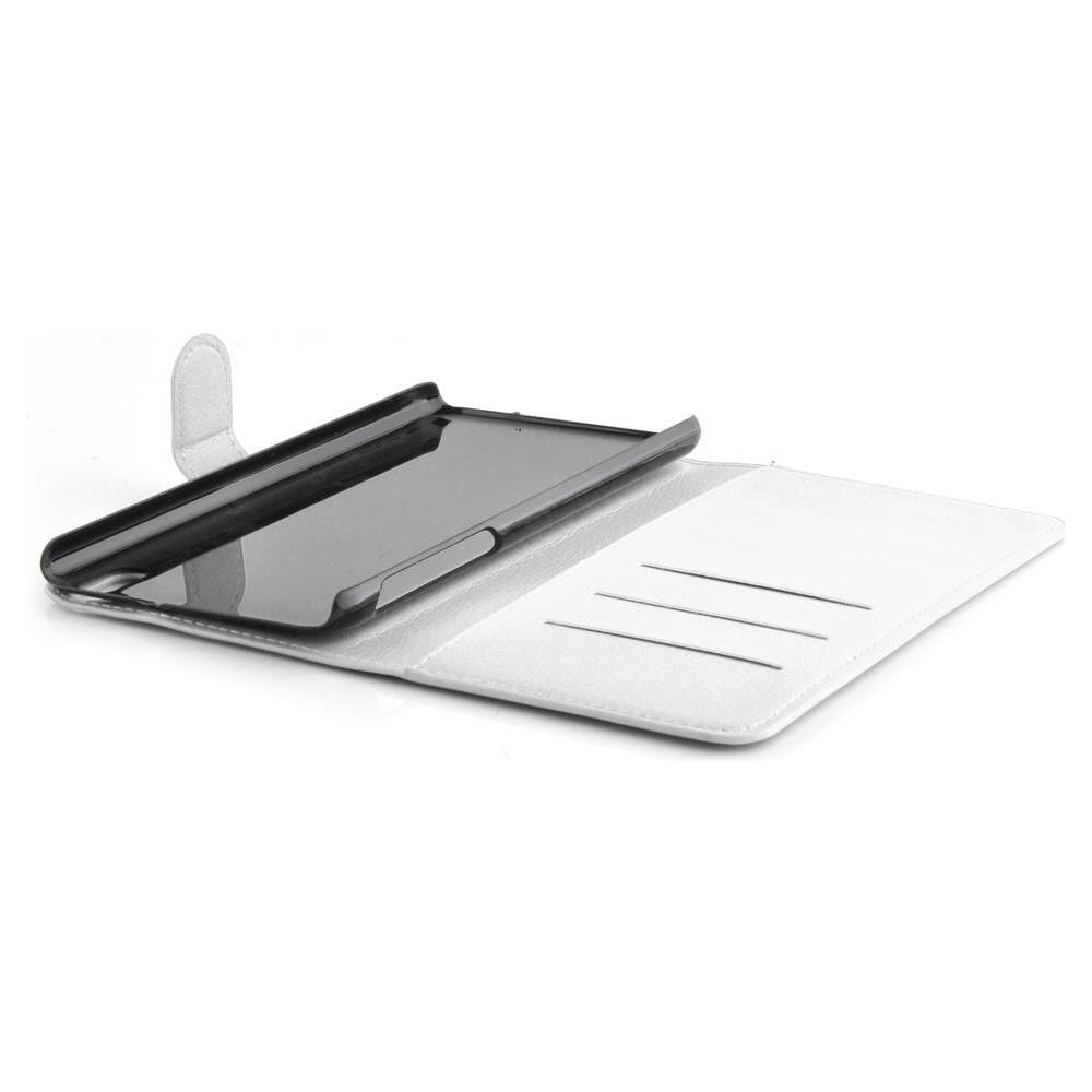 Custodia Compatibile Con Htc Desire 816 In Bianco Fumo - Coperchio Protettiva Con Chiusura Magnetica, Funzione Stand E Tasca Per Le Carte - Foto 5