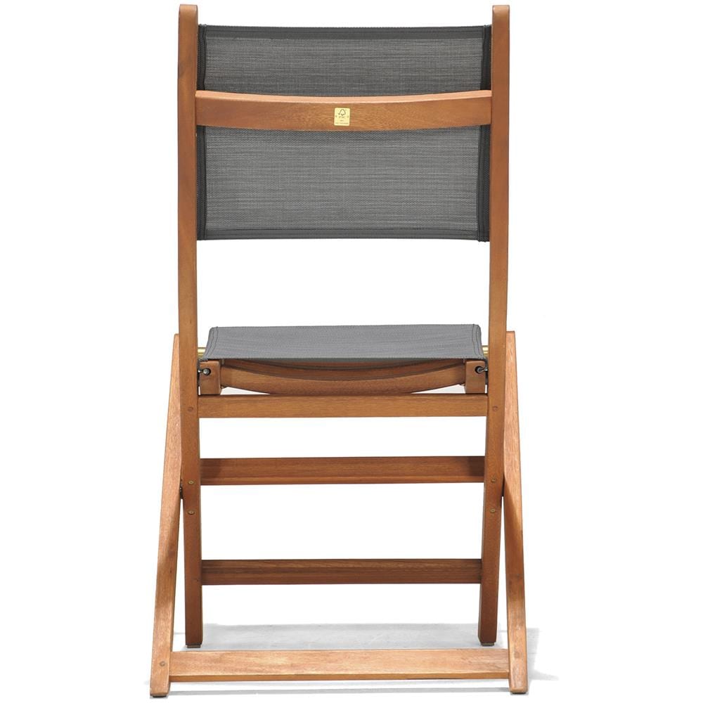 Sedia Da Giardino Pieghevole Legno 50,65x49,60x93,20 Cm - Foto 2