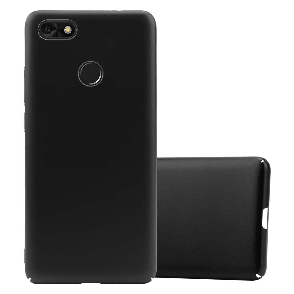 Custodia Compatibile Con Huawei Y6 2 Pro 2017 In Nero Metallo - Hard Case Coperchio Protettivo In Look Metallico Contro I Graffi E Gli Urti - Foto 1