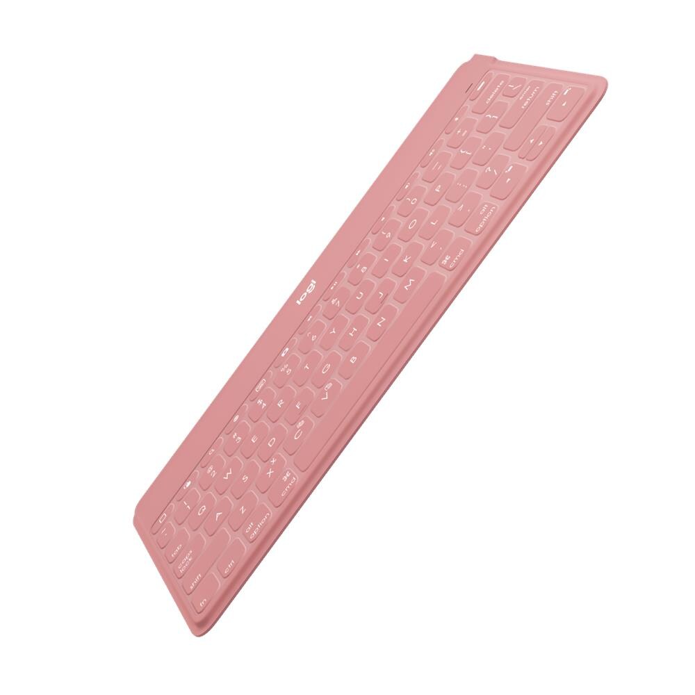 Tastiera Bluetooth Keys-To-Go Colore Rosa con Supporto per iPhone Bianco (Layout Italiano) - Foto 2