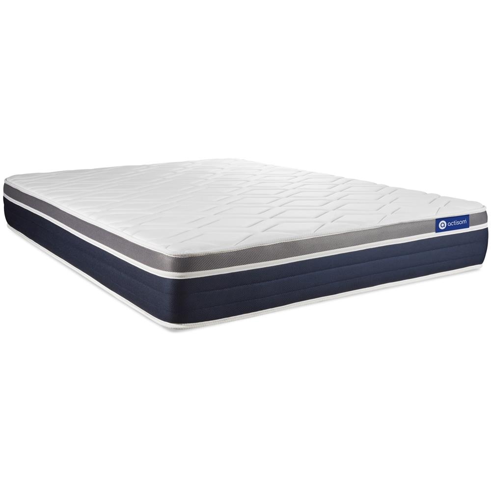 Kit Rete E Materasso Actilatex Confort 130x200cm - Spessore : 26cm - Lattice E Memory Foam - Moderatamente Rigido - Foto 2