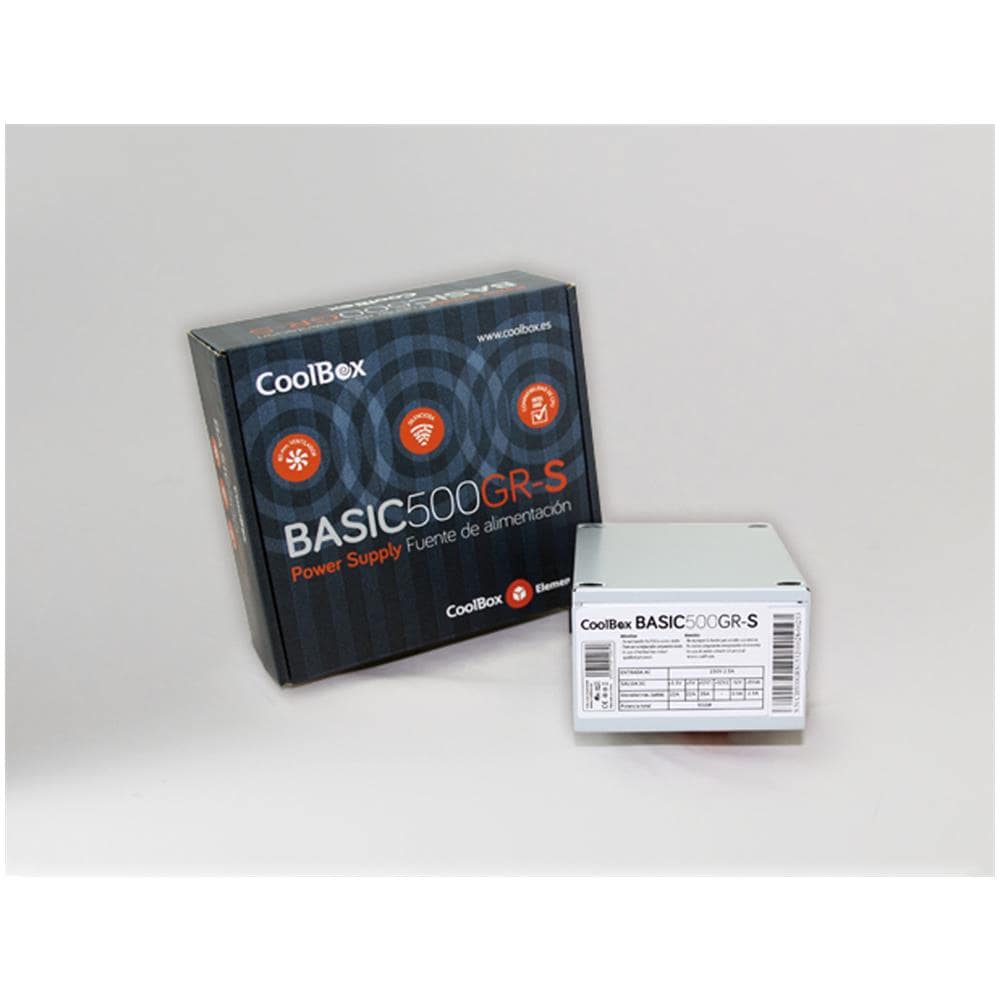 BASIC500GR-S, 20+4 pin ATX, SFX, PC, Bianco, 0 - 50 °C, 10 - 85% - Foto 1