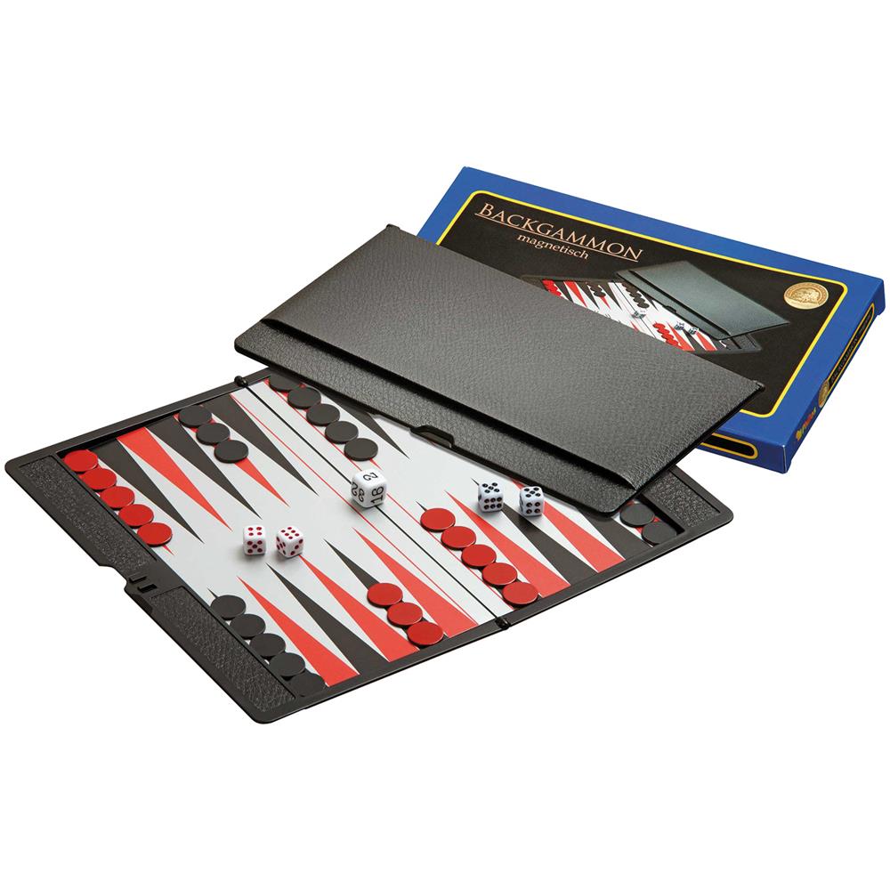 Backgammon Set Da Viaggio Custodia Magnetica - Foto 1