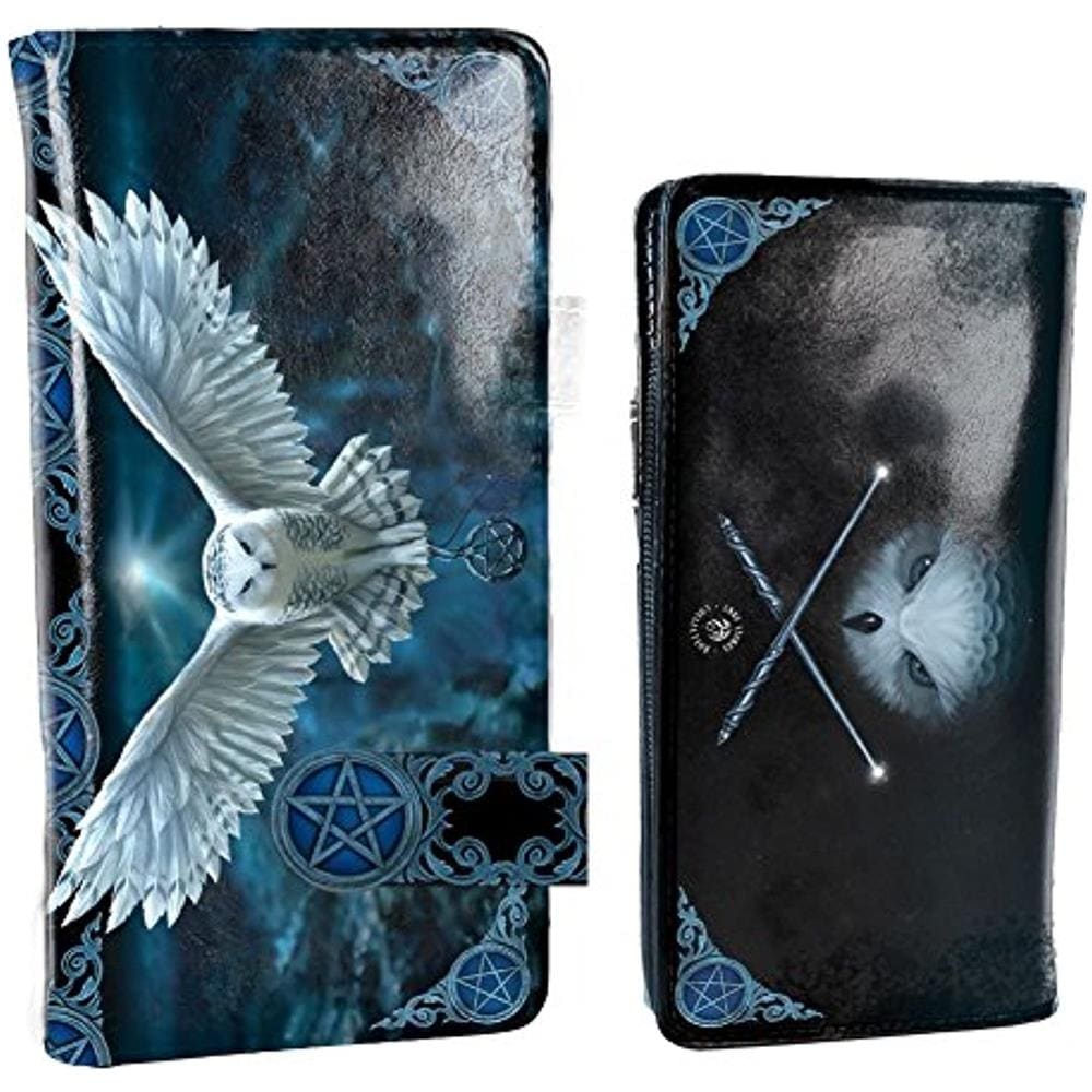 Awaken Your Magic Anne Stokes - Borsetta In Rilievo, 19 Cm, In Pu, 18,5 Cm, Colore: Blu - Foto 1