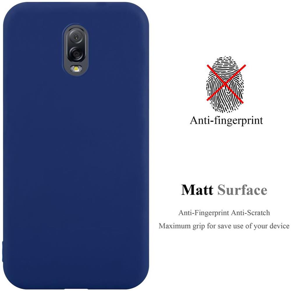 Custodia Compatibile Con Samsung Galaxy J7 Plus / C7 2017 / J7310 In Candy Blu Scuro - Coperchio Protettivo In Silicone Tpu Flessibile - Foto 2