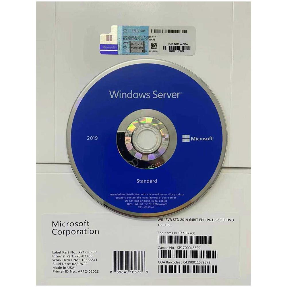 Windows Server 2019 Standard Dvd Box Italiano - Foto 1