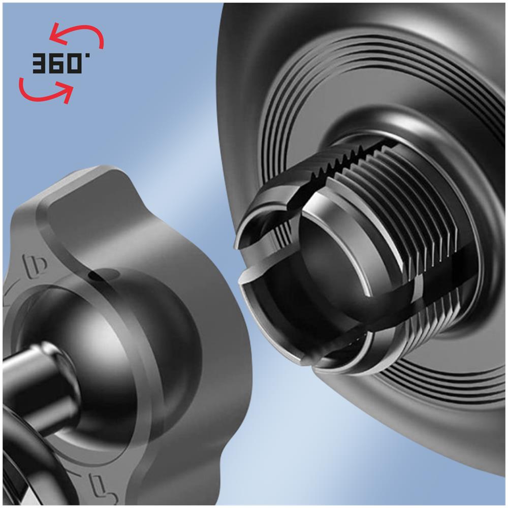 Supporto Auto Magsafe Per Iphone Carica Rapida 15w Con Ventosa Nero - Foto 5