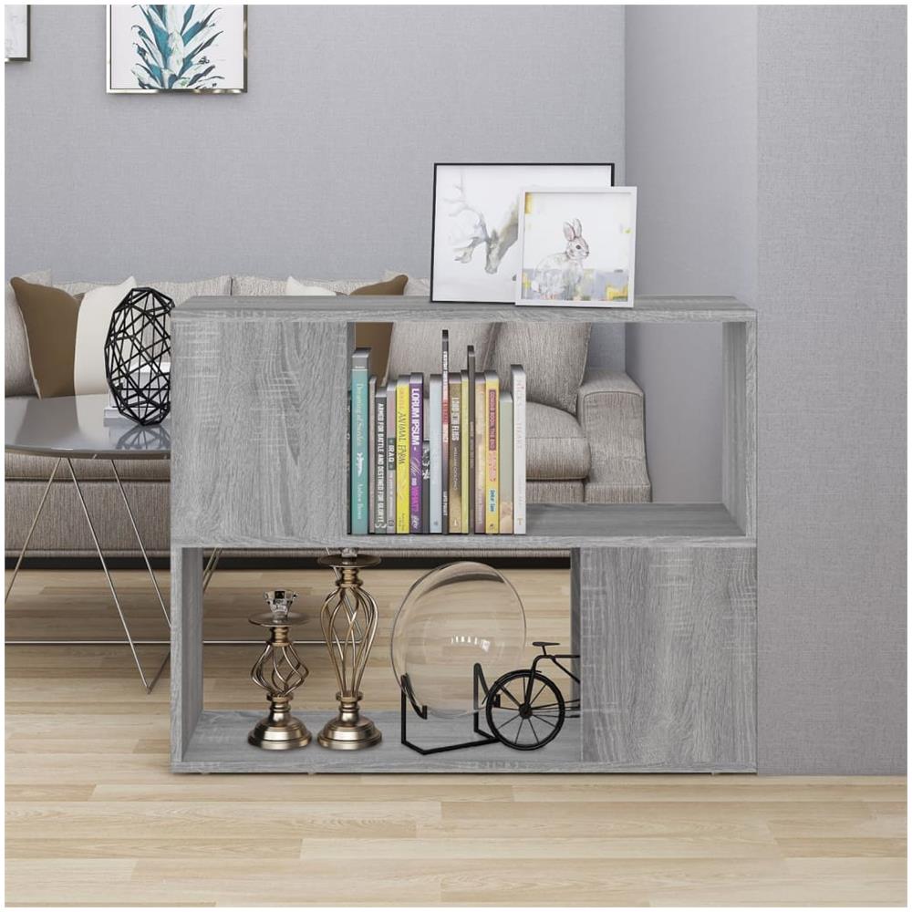 Libreria /divisorio Grigio Sonoma 80x24x63 Cm - Foto 8