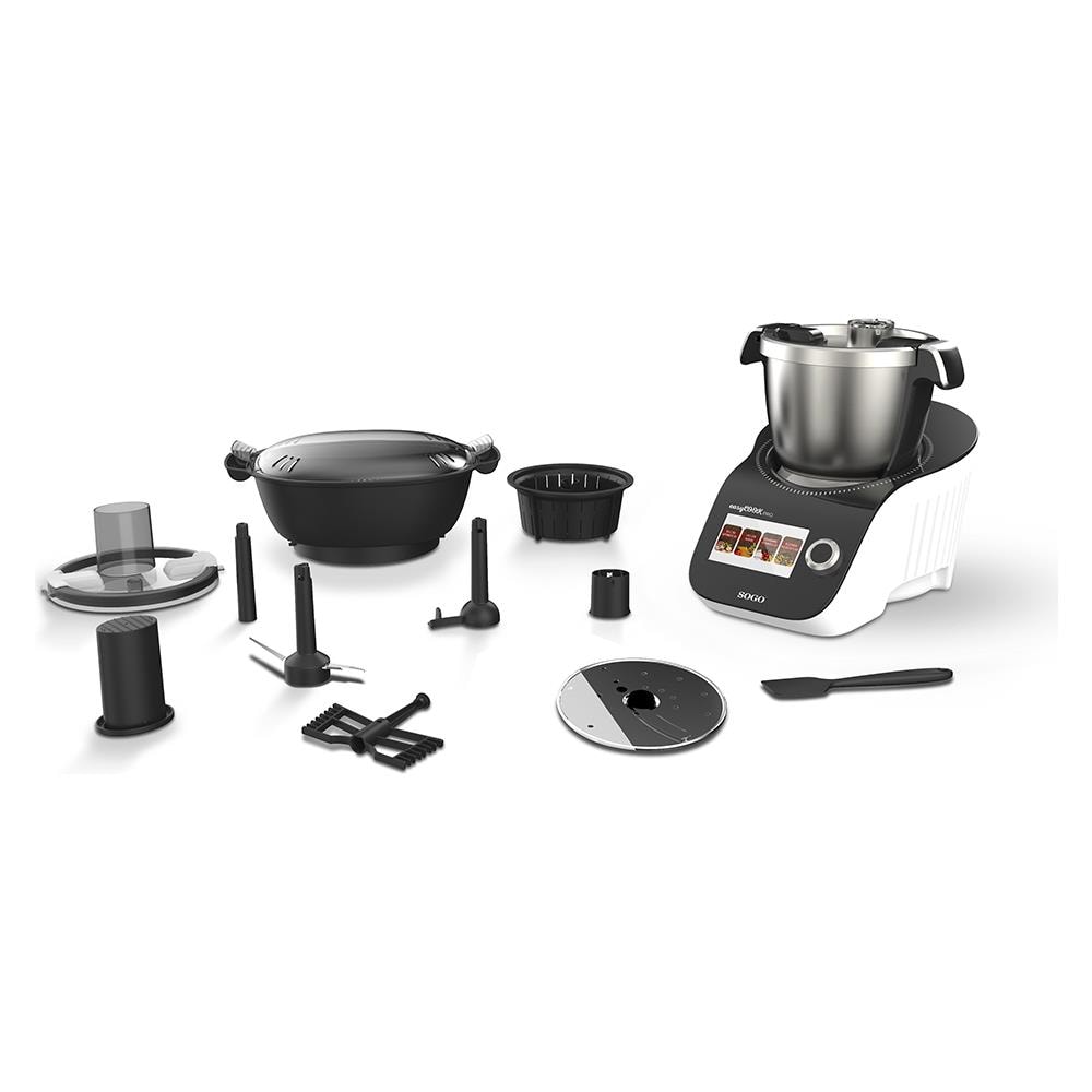 Robot da Cucina Linea Family BAT-SS-14565 Capacità 3.5 L Potenza 1300 W Colore Acciao inossidabile / Bianco - Foto 2