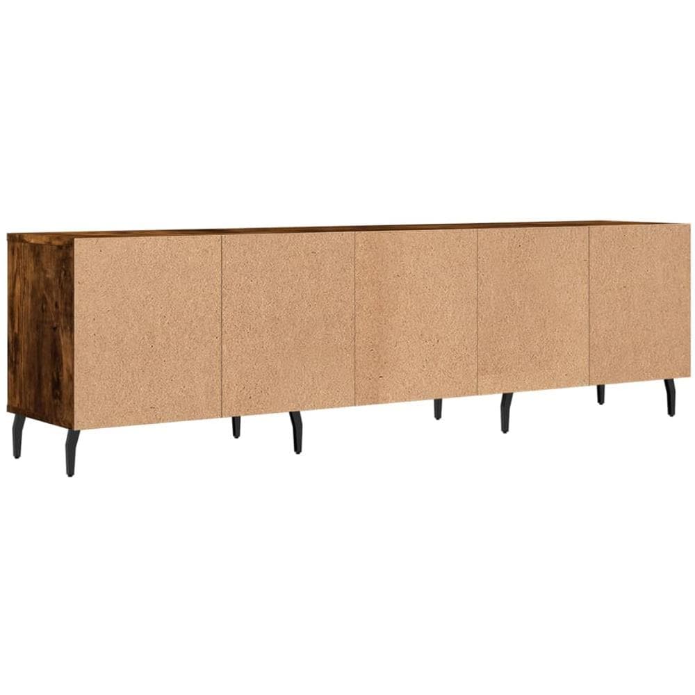Mobile Porta Tv Rovere Fumo 150x30x44,5 Cm In Legno Multistrato - Foto 11