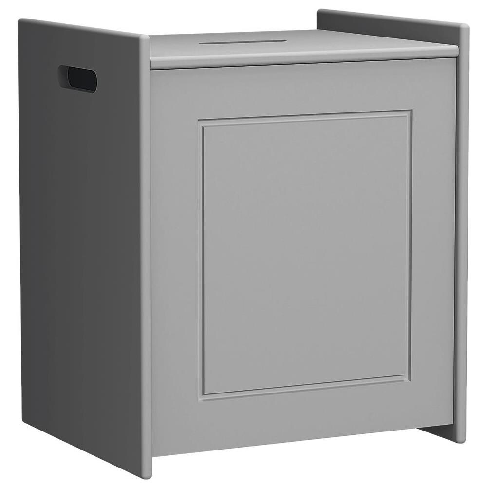 Cesto Portabiancheria da Bagno Linea Pietra con Coperchio Cesta Salvaspazio - Foto 2