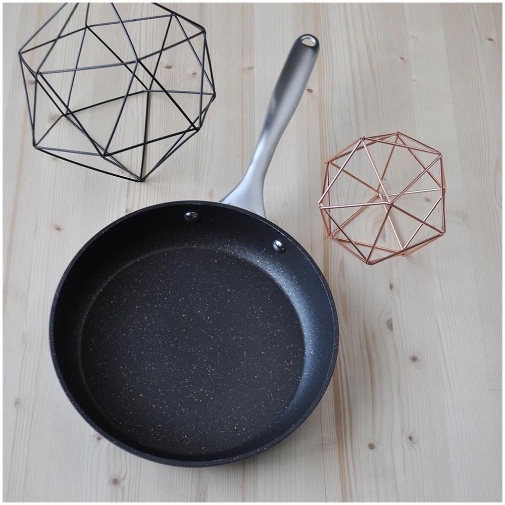 ST1 Padelle in alluminio con rivestimento interno antiaderente Diametro - Ø 22 cm Made in Italy - Foto 2